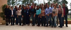 Equipo de Trabajo del Proyecto en el que participan representantes de 12 paises Latinoamericanos